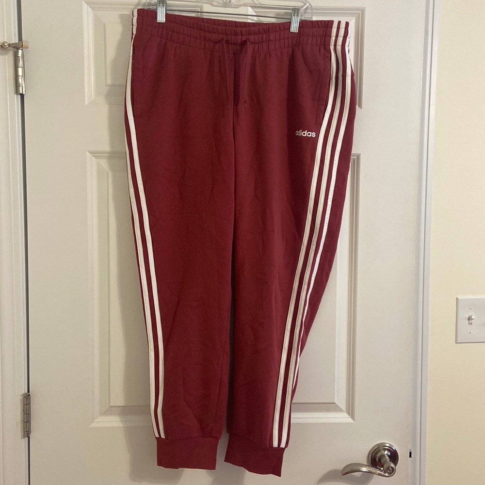 Adidas Women's Red Track Pants